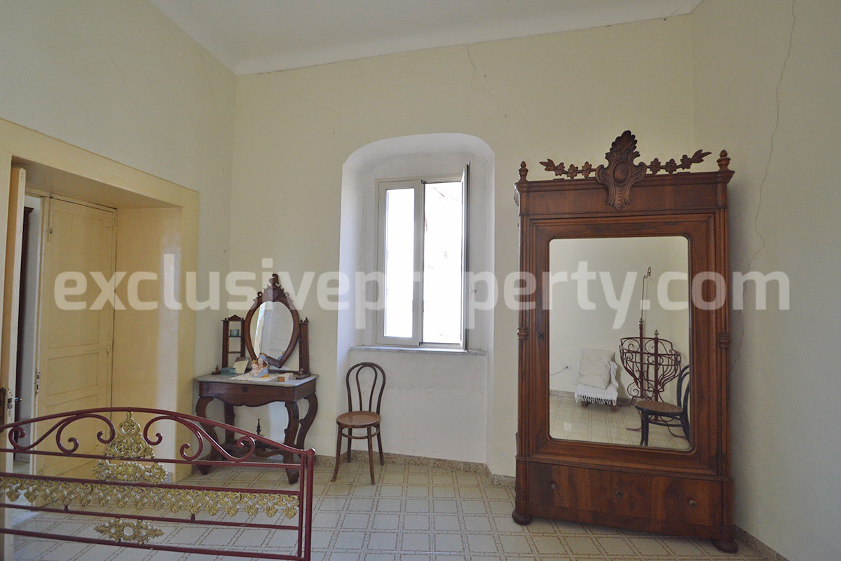 Historic Palace for Sale in Italy - Bagnoli del Trigno - Molise - Enormous Panoramic Terrace and Unique Rock Garden