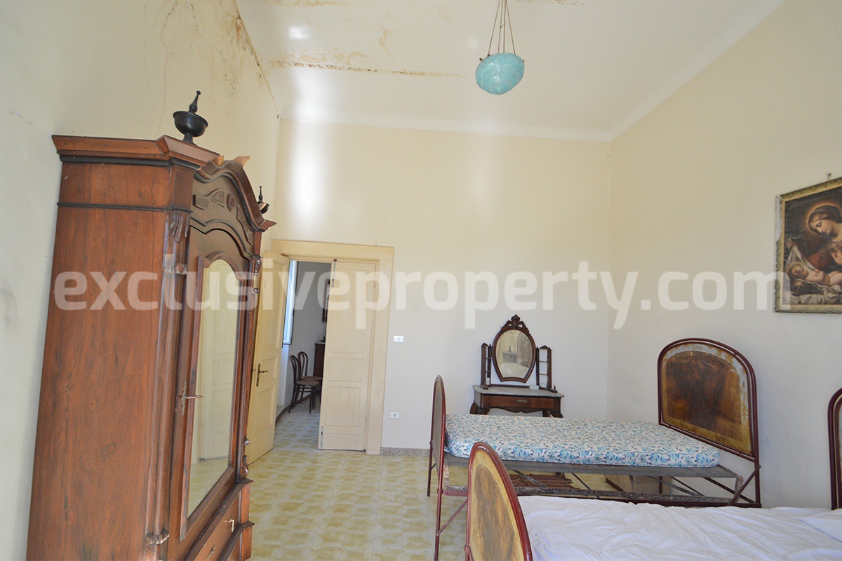 Historic Palace for Sale in Italy - Bagnoli del Trigno - Molise - Enormous Panoramic Terrace and Unique Rock Garden