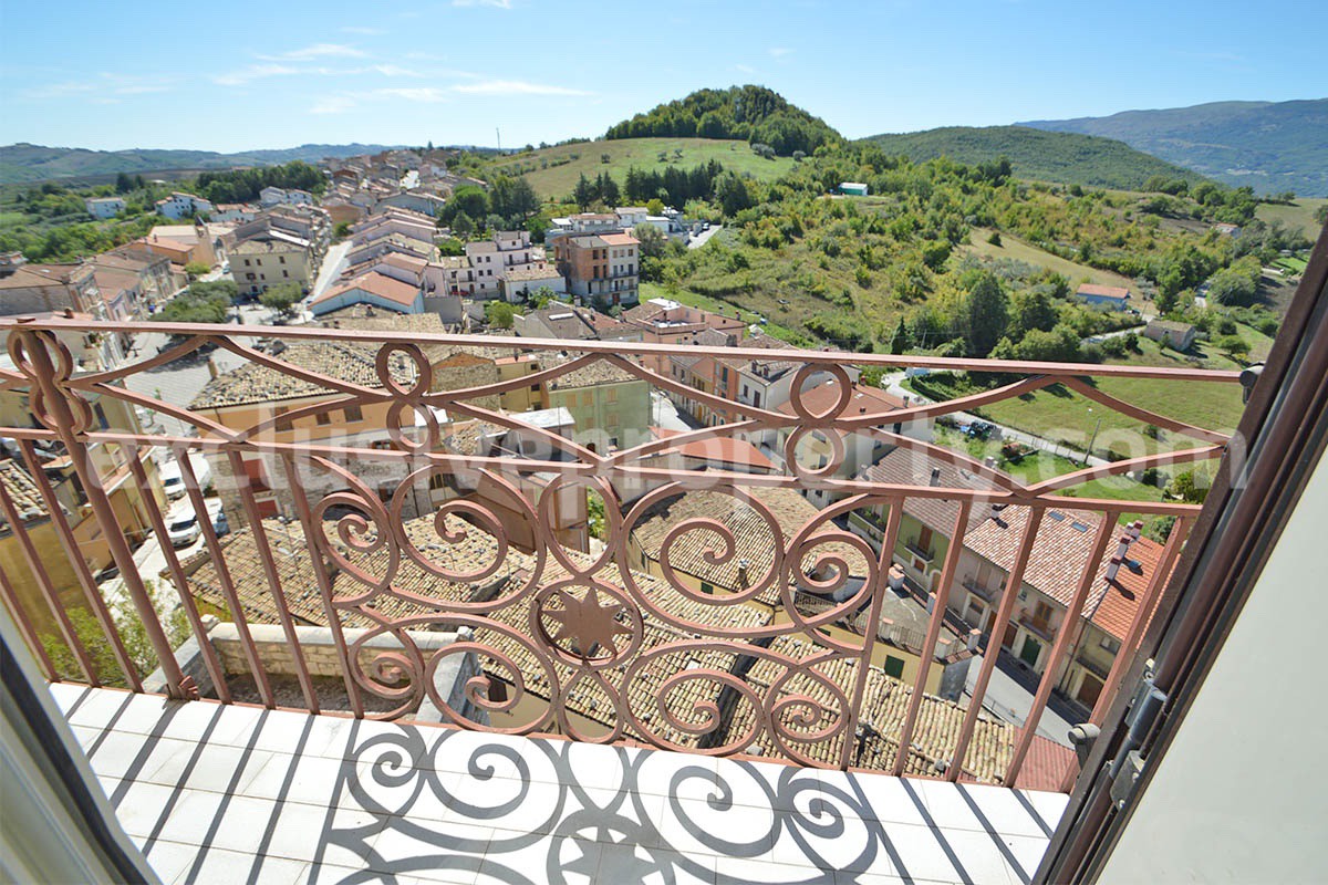 Historic Palace for Sale in Italy - Bagnoli del Trigno - Molise - Enormous Panoramic Terrace and Unique Rock Garden