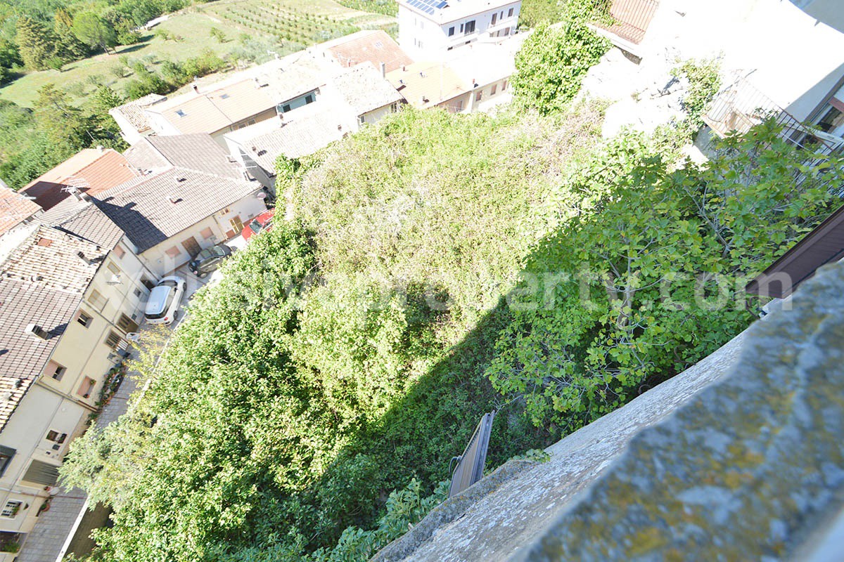 Historic Palace for Sale in Italy - Bagnoli del Trigno - Molise - Enormous Panoramic Terrace and Unique Rock Garden