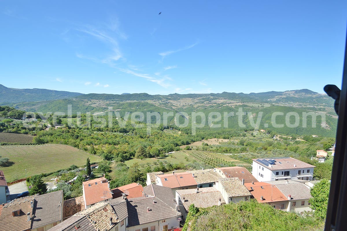 Historic Palace for Sale in Italy - Bagnoli del Trigno - Molise - Enormous Panoramic Terrace and Unique Rock Garden
