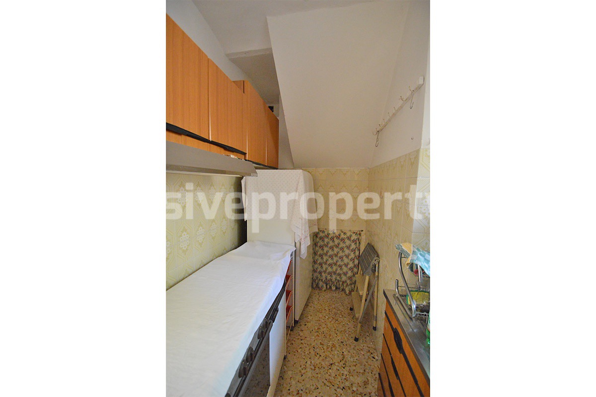 Stone Townhouse for Sale in Tufillo - Abruzzo - Balcony Garden and Courtyard