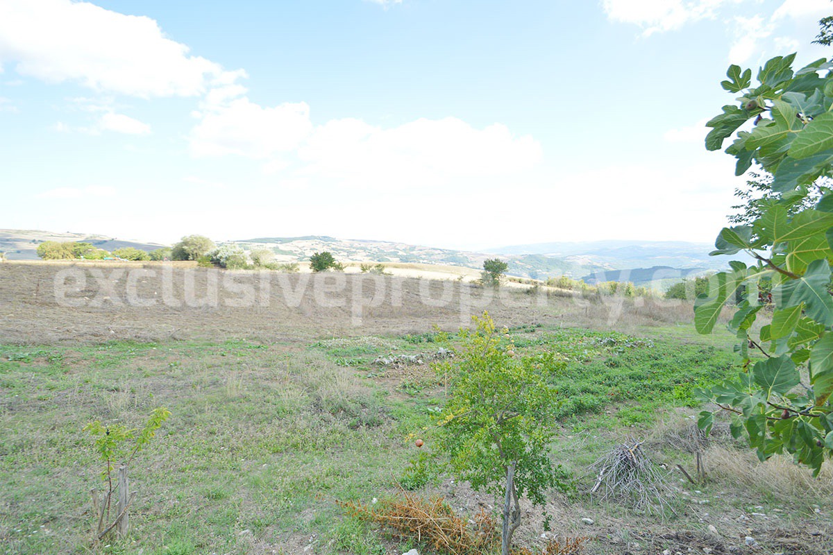 Stone Country House for Sale in Molise - Italy with Terrace and Land