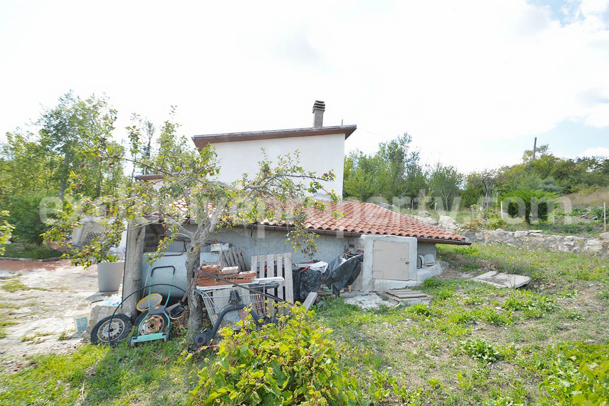 Stone Country House for Sale in Molise - Italy with Terrace and Land