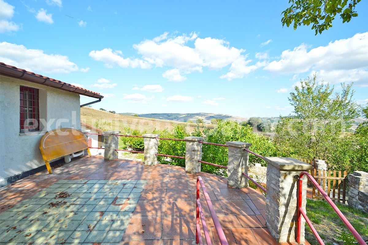 Stone Country House for Sale in Molise - Italy with Terrace and Land