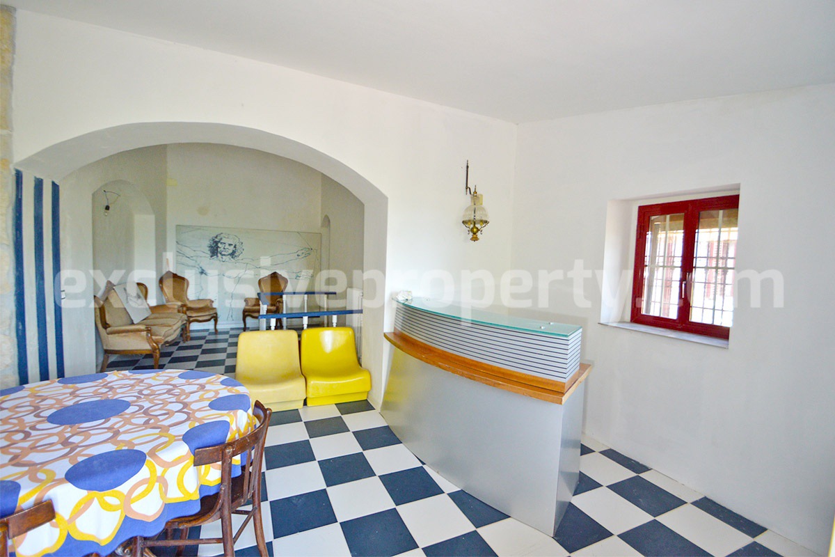 Stone Country House for Sale in Molise - Italy with Terrace and Land