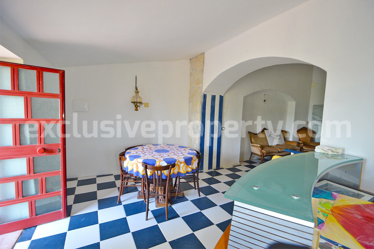 Stone Country House for Sale in Molise - Italy with Terrace and Land