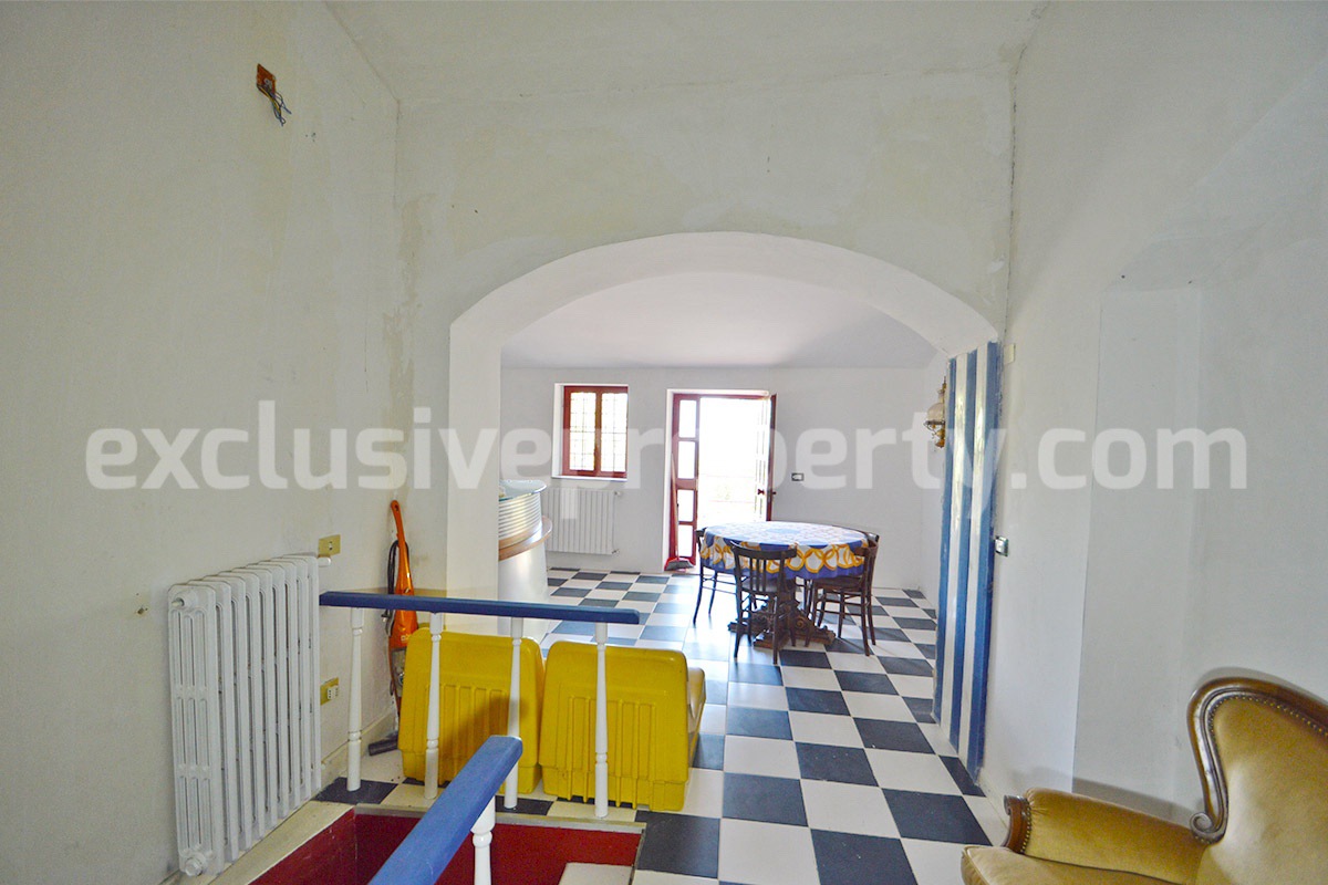 Stone Country House for Sale in Molise - Italy with Terrace and Land