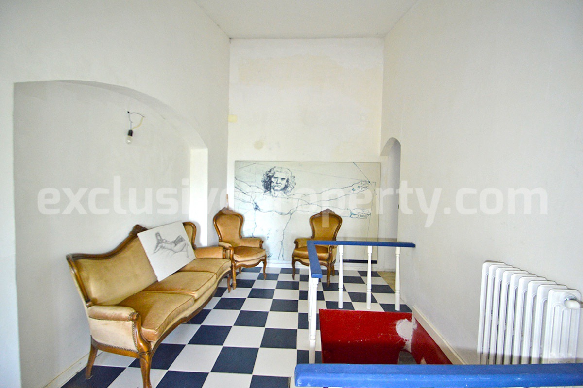 Stone Country House for Sale in Molise - Italy with Terrace and Land