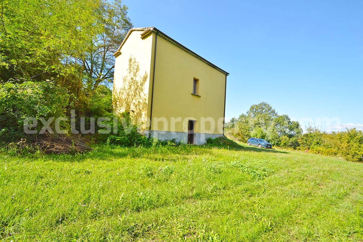 Stone Country House with Land for Sale in Molise near Campobasso