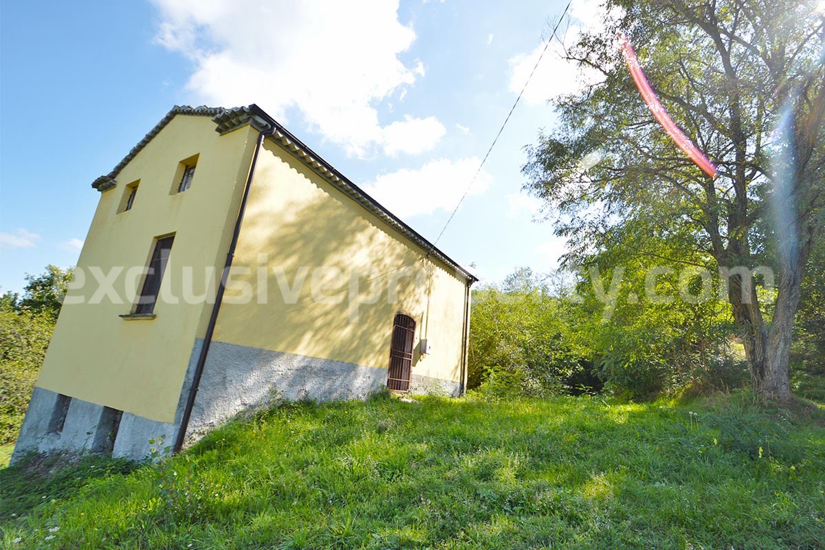 Stone Country House with Land for Sale in Molise near Campobasso