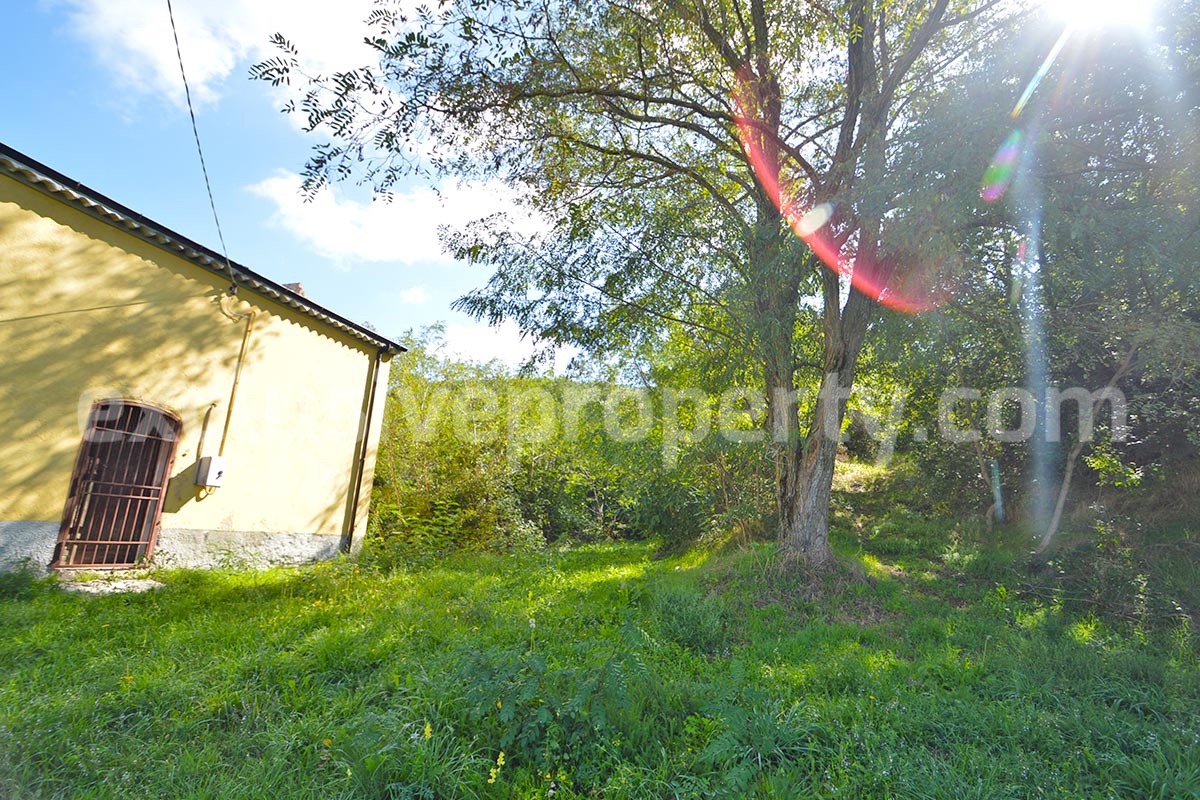 Stone Country House with Land for Sale in Molise near Campobasso