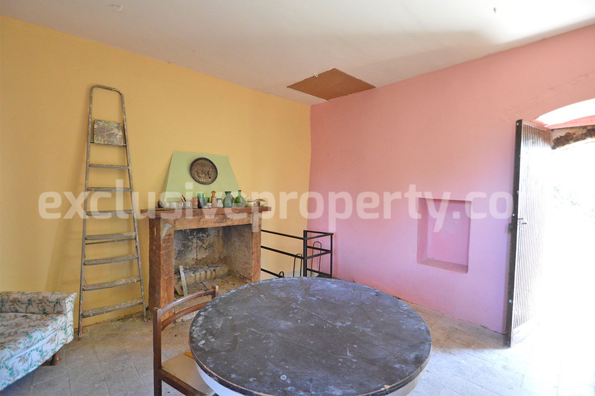 Stone Country House with Land for Sale in Molise near Campobasso