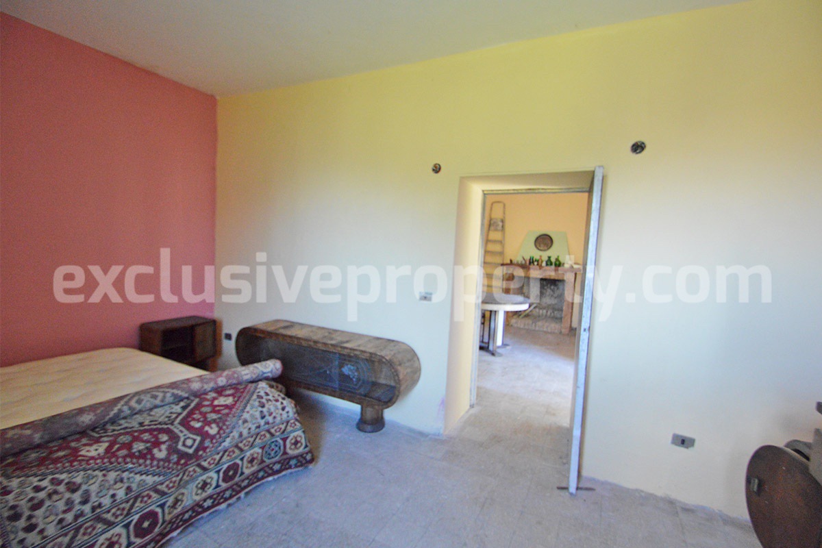 Stone Country House with Land for Sale in Molise near Campobasso