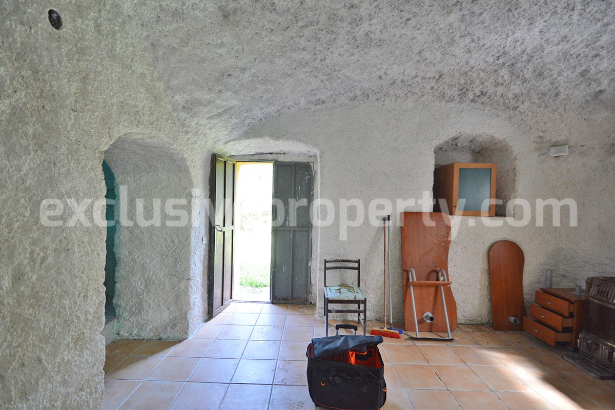 Stone Country House with Land for Sale in Molise near Campobasso