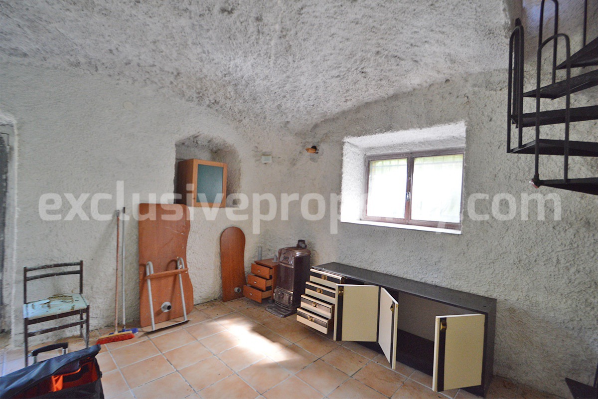 Stone Country House with Land for Sale in Molise near Campobasso
