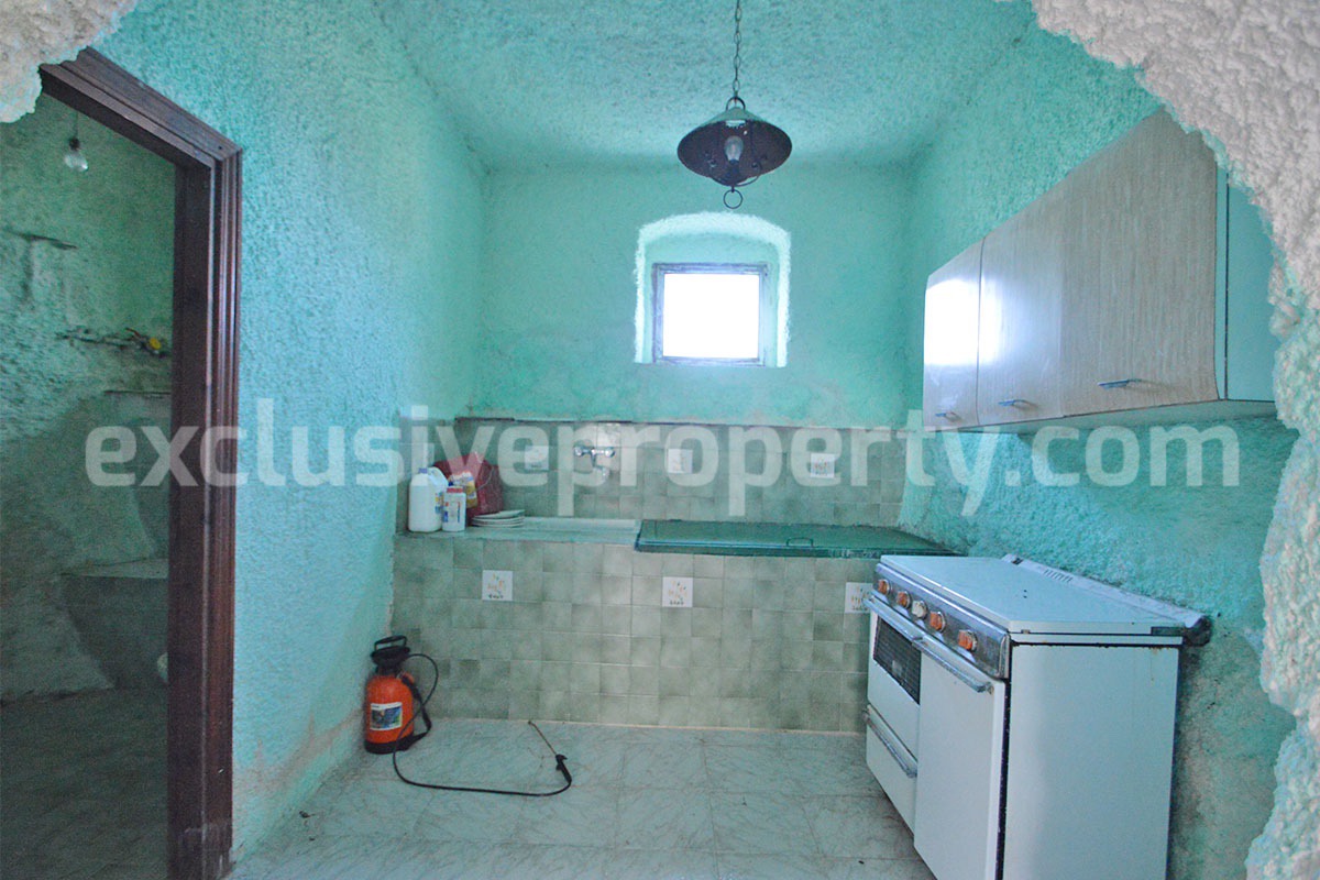 Stone Country House with Land for Sale in Molise near Campobasso