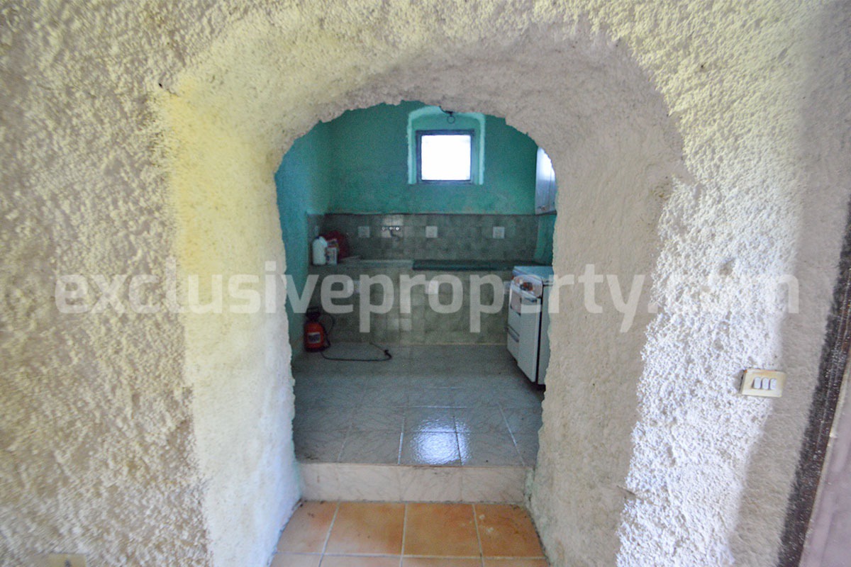 Stone Country House with Land for Sale in Molise near Campobasso