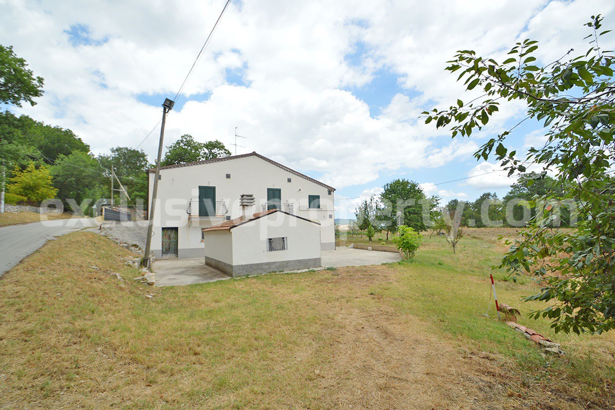 Renovated country house with land - outbuilding and woodland for sale in Trivento - Molise - near the Adriatic coast