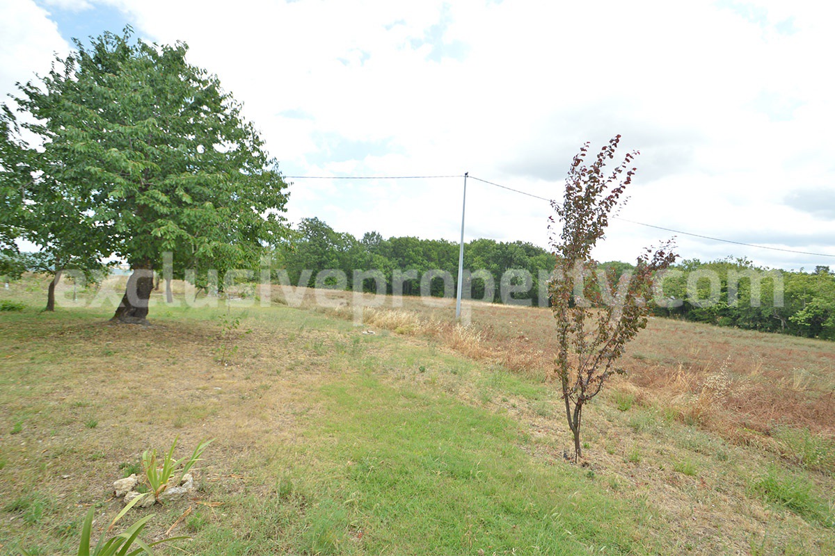 Renovated country house with land - outbuilding and woodland for sale in Trivento - Molise - near the Adriatic coast