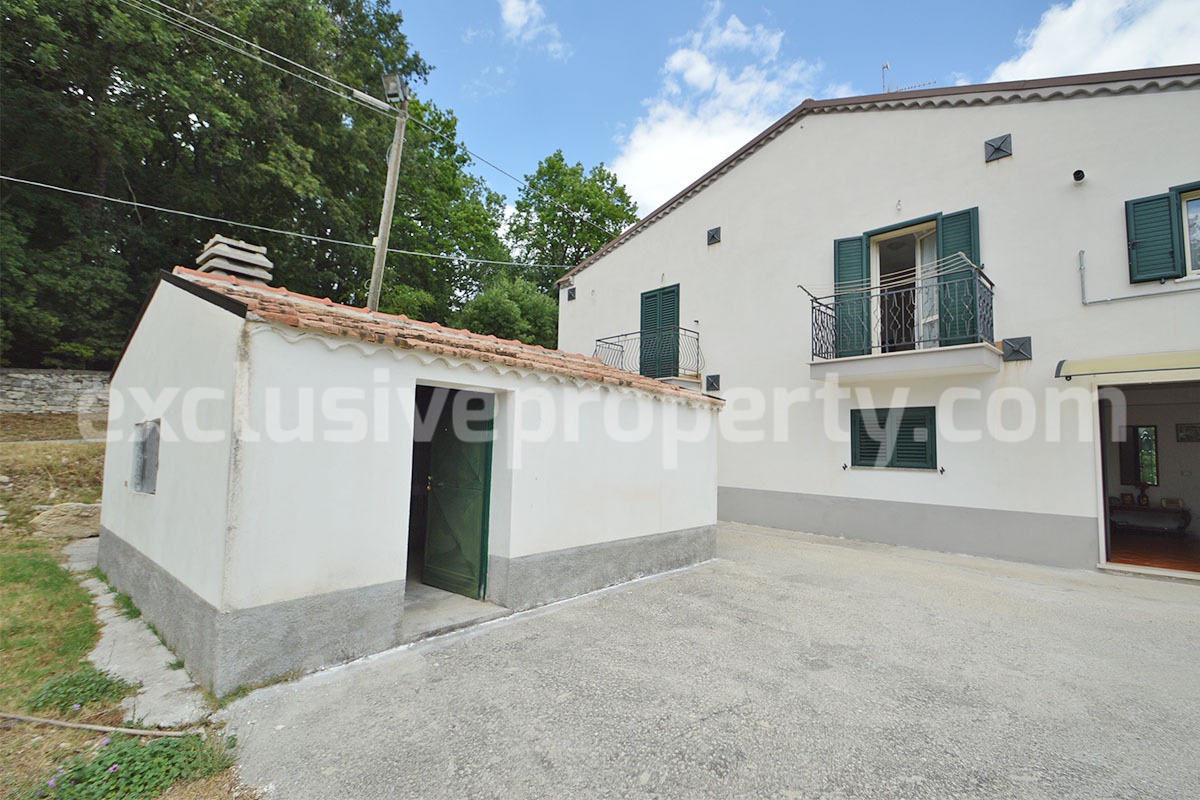 Renovated country house with land - outbuilding and woodland for sale in Trivento - Molise - near the Adriatic coast