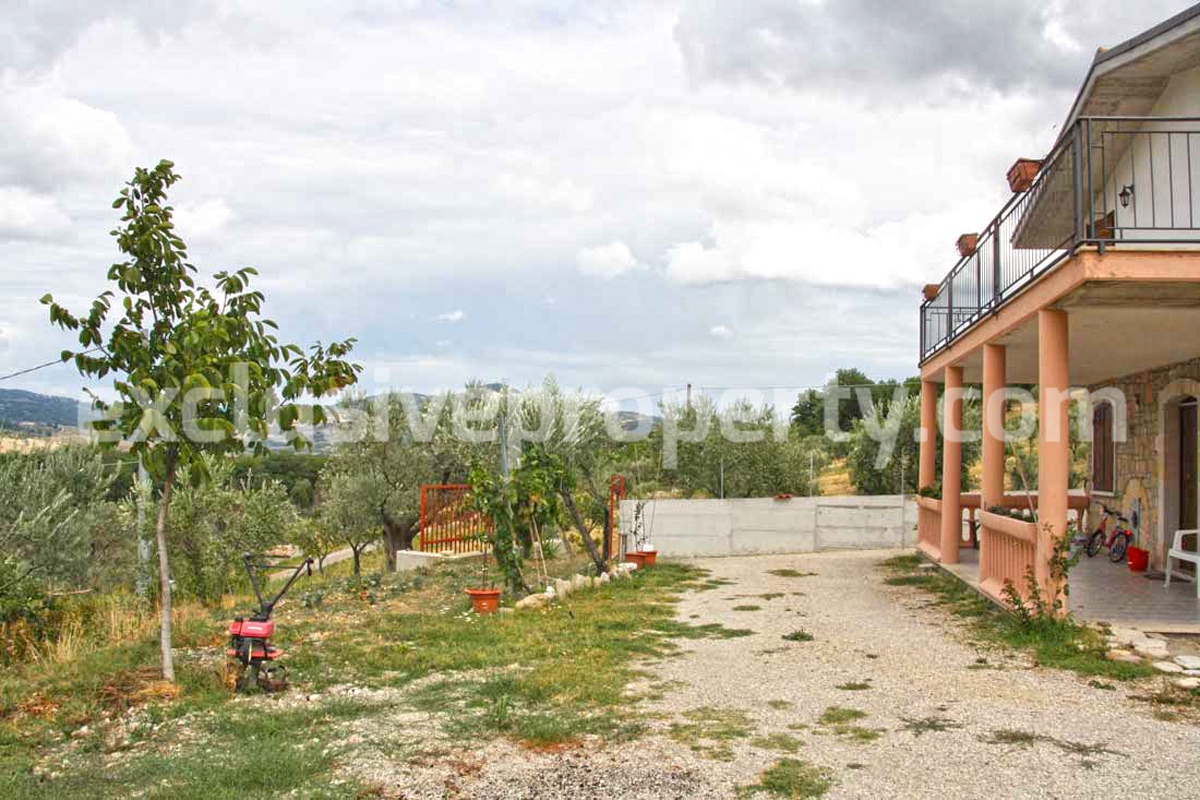 Habitable stone villa with land for sale in Italy