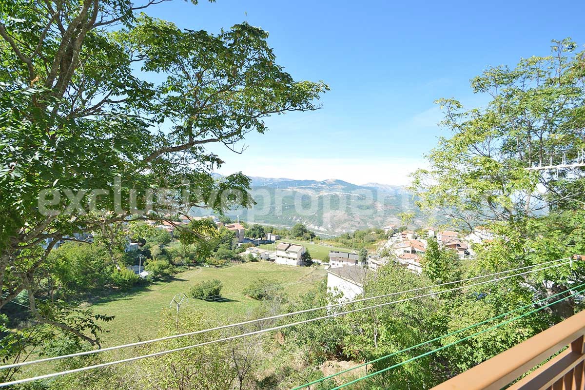 Town house in perfect condition for sale in Montefalcone del Sannio - Molise - ready to move in with panoramic view