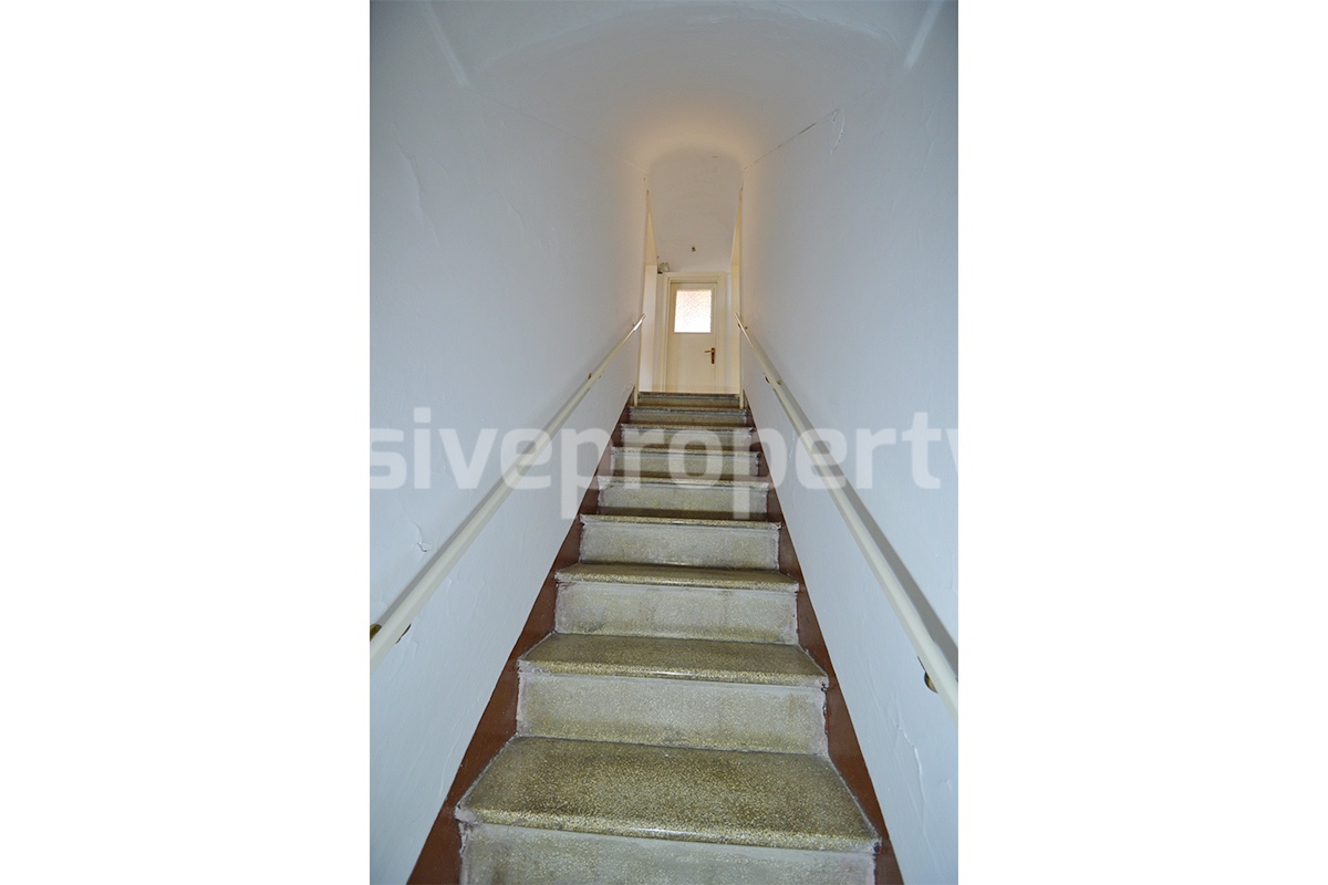 Historical town house with panoramic terrace and sea view for sale in Montefalcone del Sannio - Molise