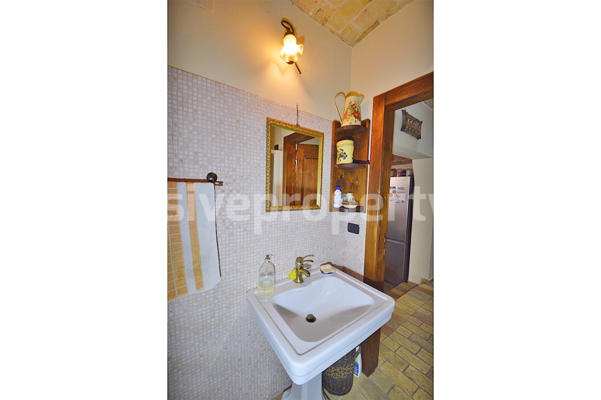 Brick property renovated in an antique style a few km from the beach
