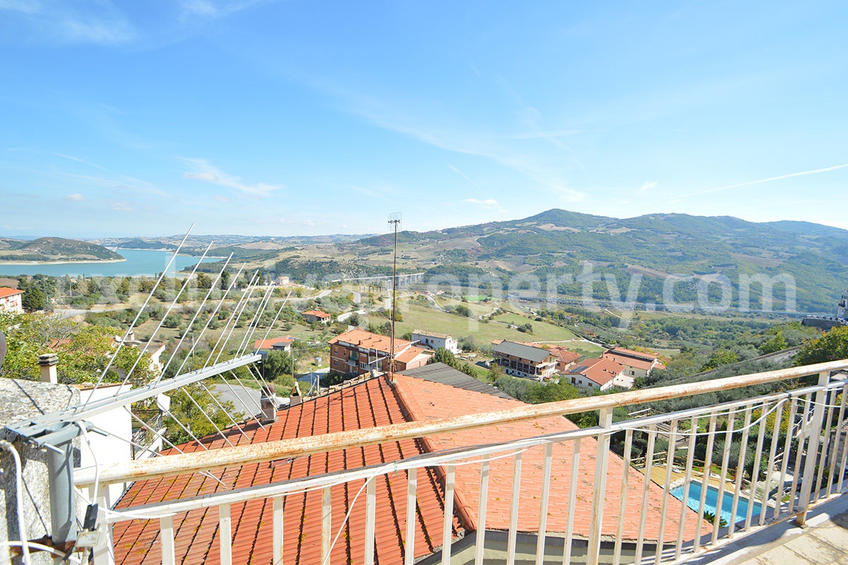 Traditional Italian Townhouse with Terrace Over Lake Guardialfiera - Near the Coast