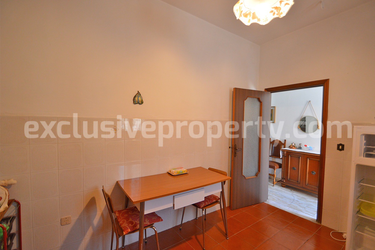 Stone House for Sale in Bagnoli del Trigno - Molise with Terrace - Land and Views