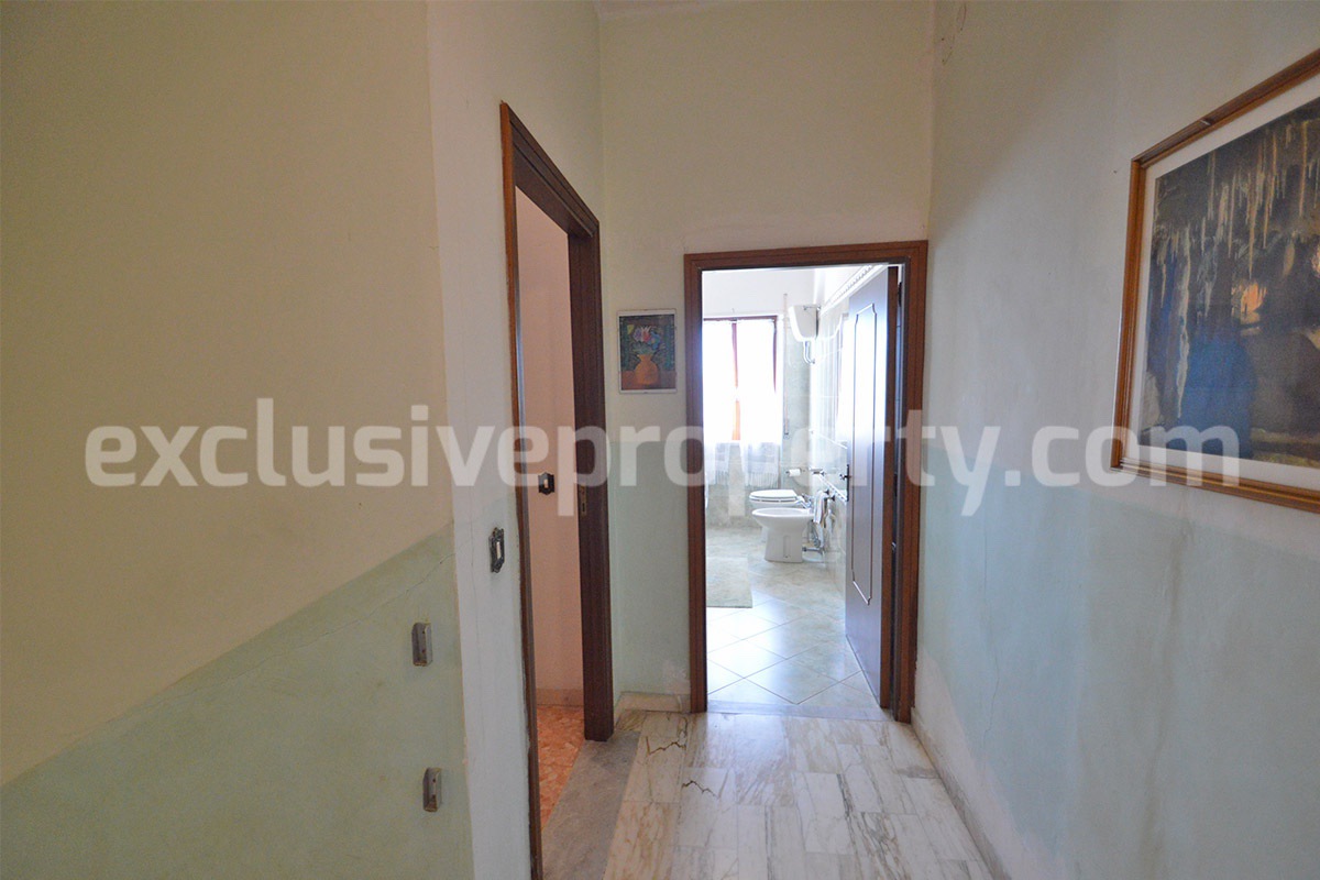 Stone House for Sale in Bagnoli del Trigno - Molise with Terrace - Land and Views