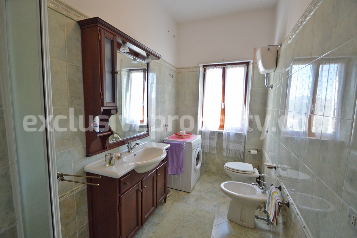 Stone House for Sale in Bagnoli del Trigno - Molise with Terrace - Land and Views