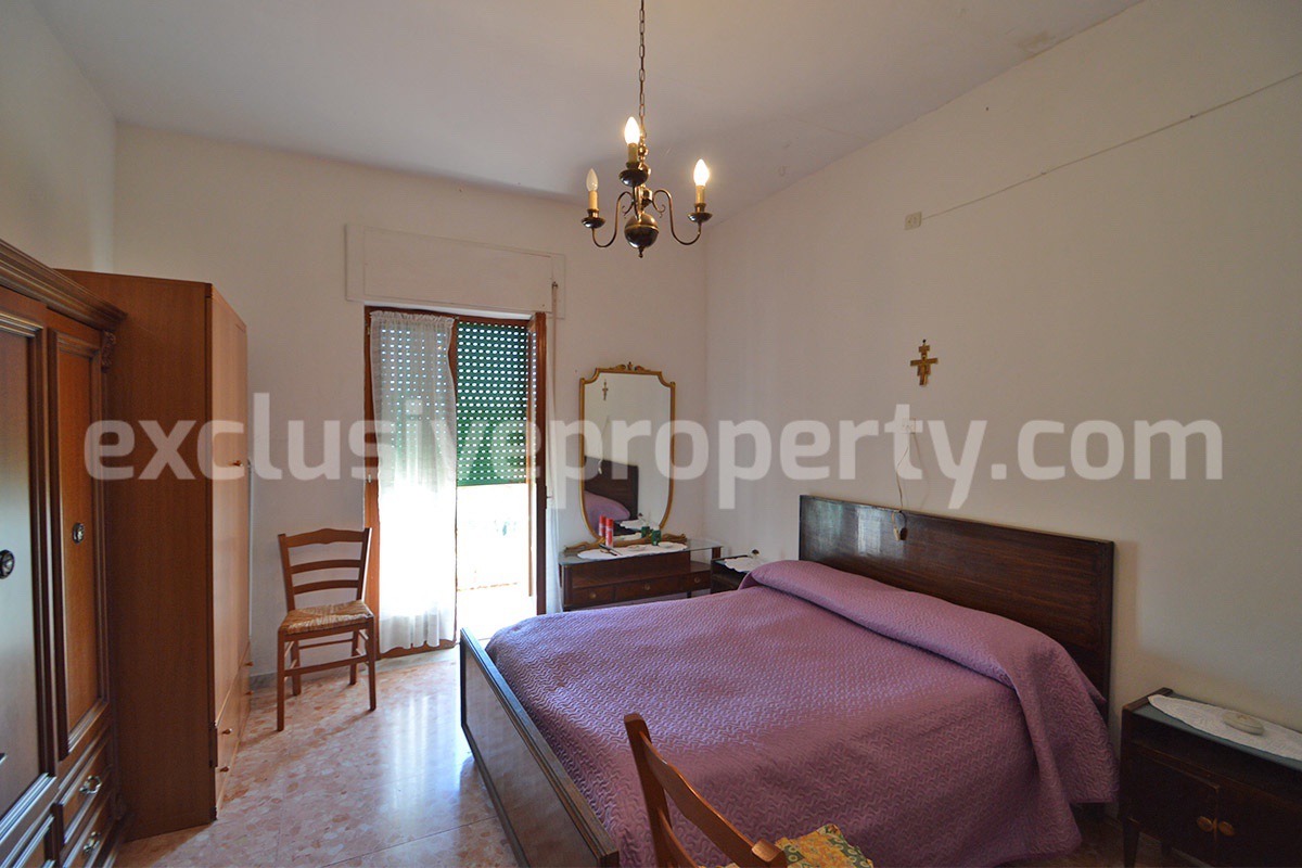 Stone House for Sale in Bagnoli del Trigno - Molise with Terrace - Land and Views