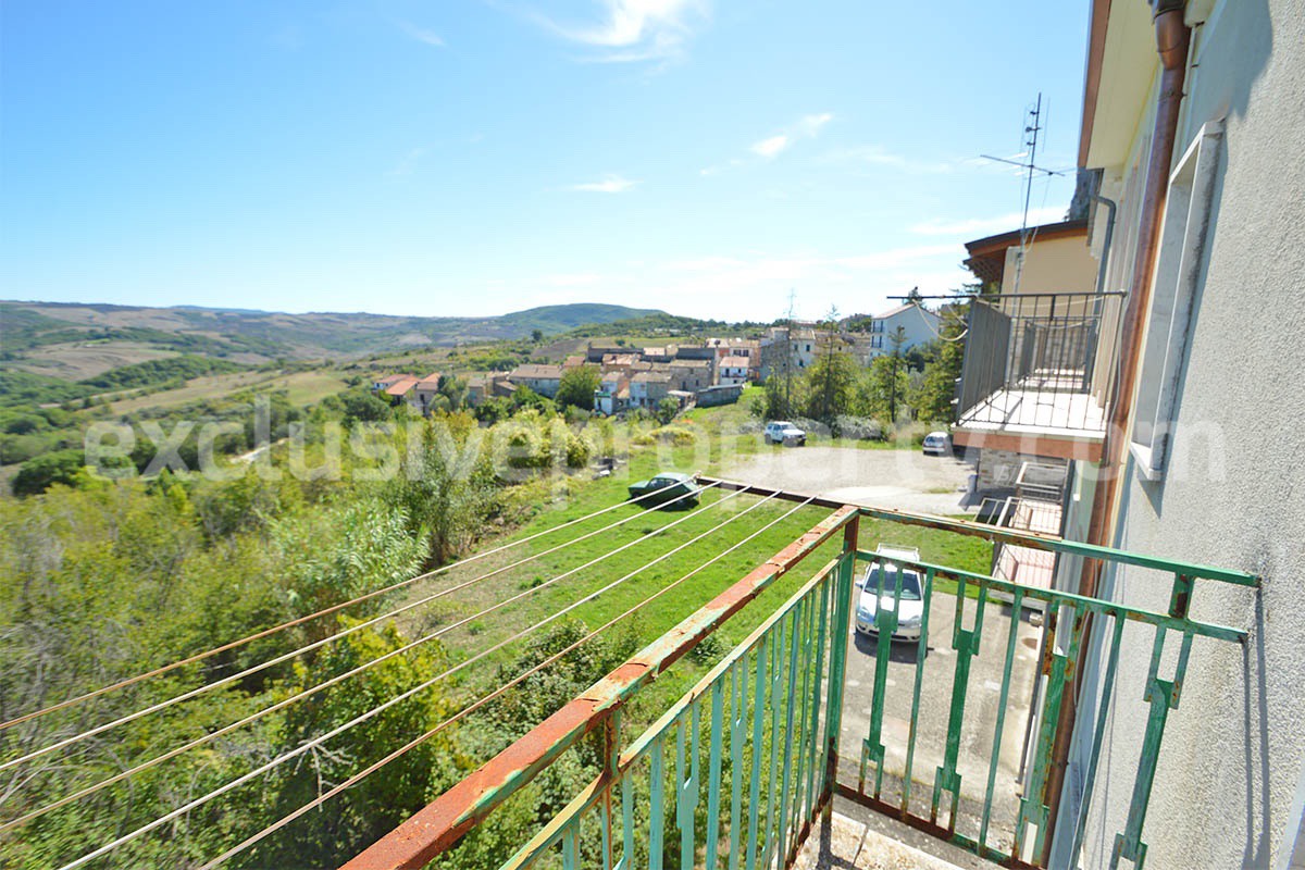 Stone House for Sale in Bagnoli del Trigno - Molise with Terrace - Land and Views