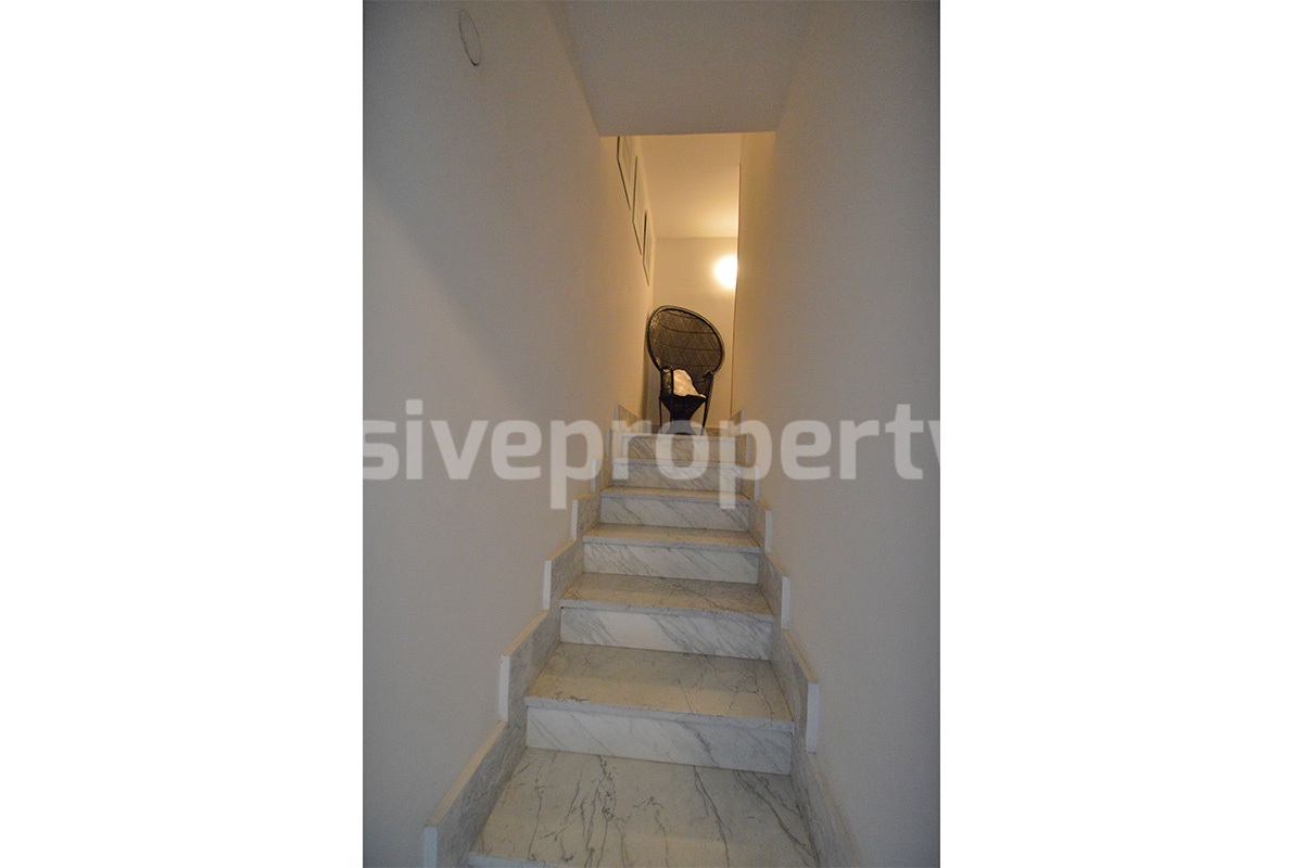 Stone House for Sale in Bagnoli del Trigno - Molise with Terrace - Land and Views