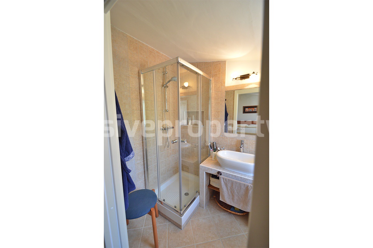 Stone House for Sale in Bagnoli del Trigno - Molise with Terrace - Land and Views