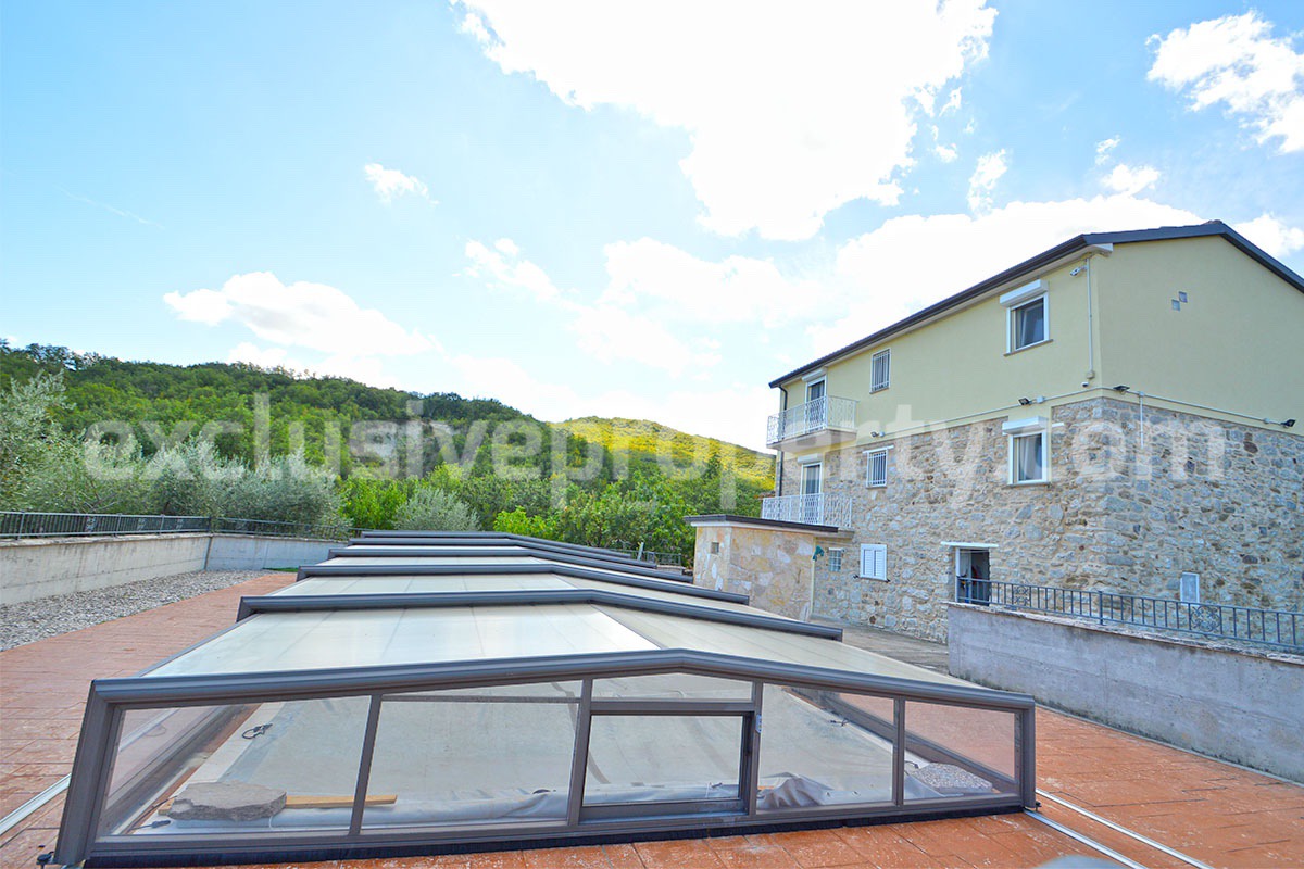 Country Home with Pool - Olive Trees and 3 Hectares for Sale in the Abruzzo Countryside - Gessopalena