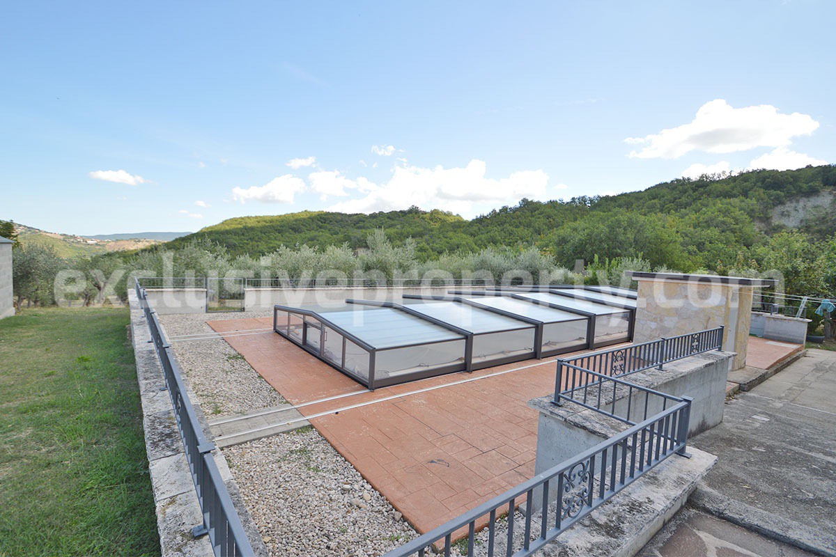 Country Home with Pool - Olive Trees and 3 Hectares for Sale in the Abruzzo Countryside - Gessopalena