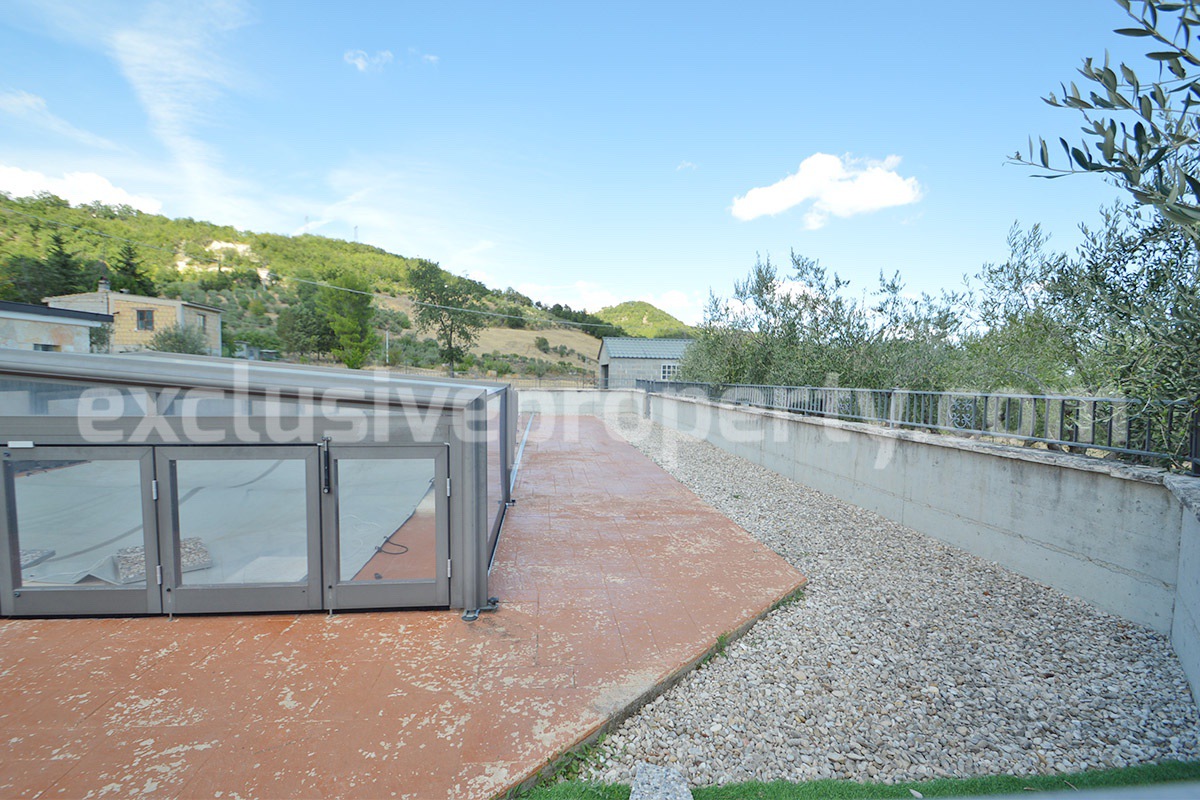 Country Home with Pool - Olive Trees and 3 Hectares for Sale in the Abruzzo Countryside - Gessopalena