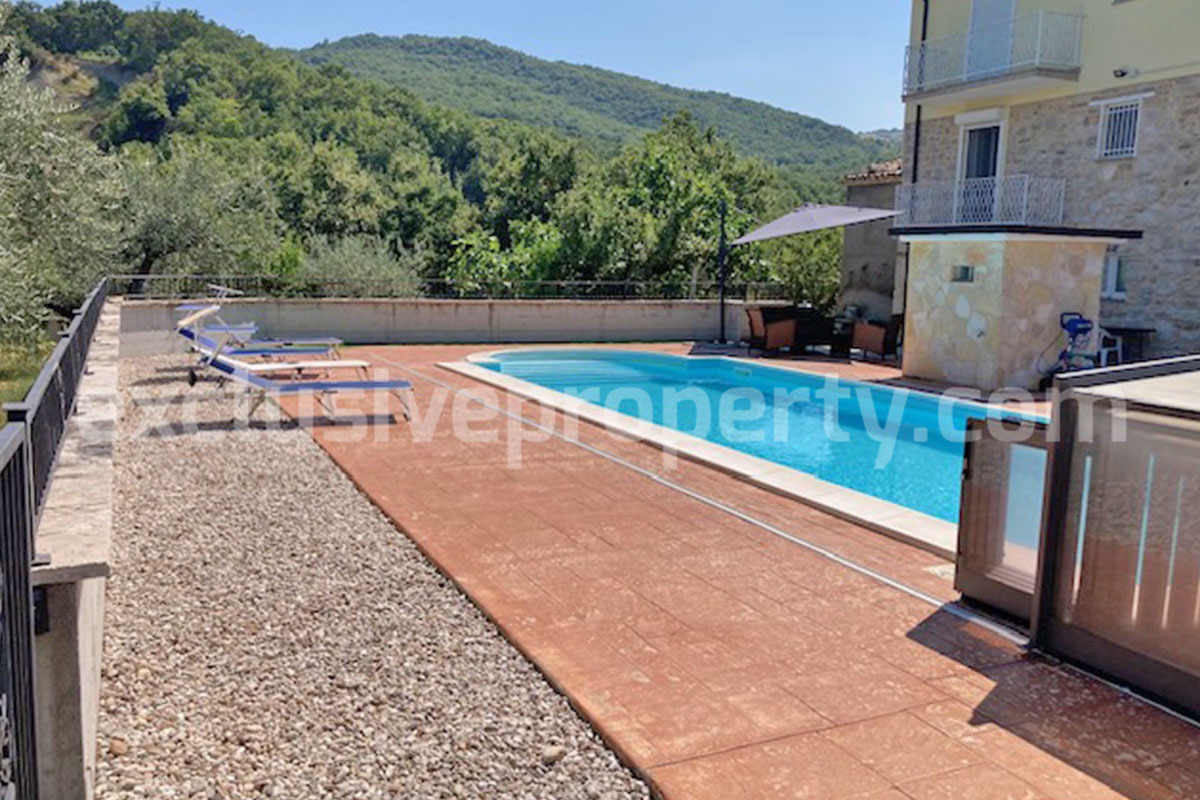 Country Home with Pool - Olive Trees and 3 Hectares for Sale in the Abruzzo Countryside - Gessopalena