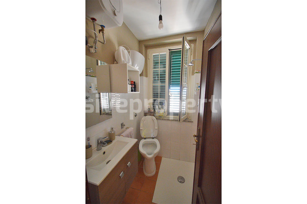 Large Furnished Town House with Sea View Terraces - Garage and Shop for Sale in Tavenna - Molise