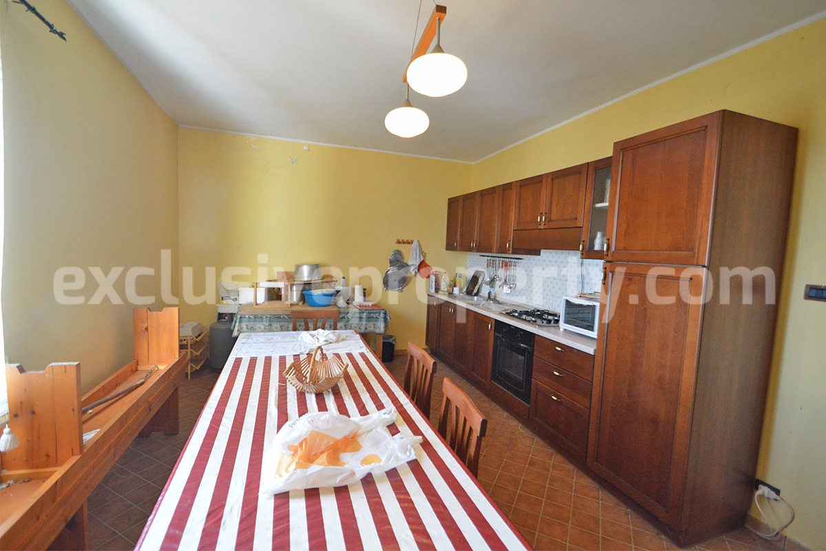 Italian Lake-View Country House for Sale in Molise - Panoramic Terrace - Private Land in Guardialfiera