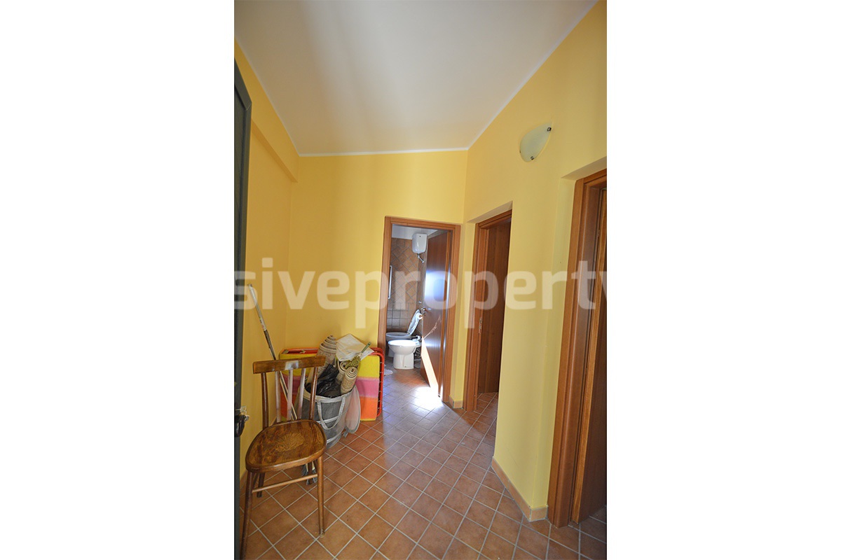 Italian Lake-View Country House for Sale in Molise - Panoramic Terrace - Private Land in Guardialfiera