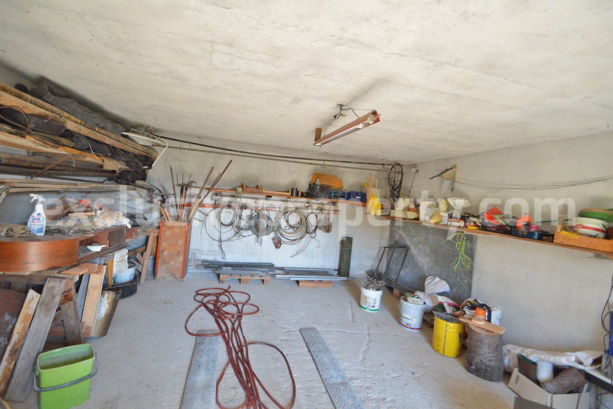 Italian Lake-View Country House for Sale in Molise - Panoramic Terrace - Private Land in Guardialfiera