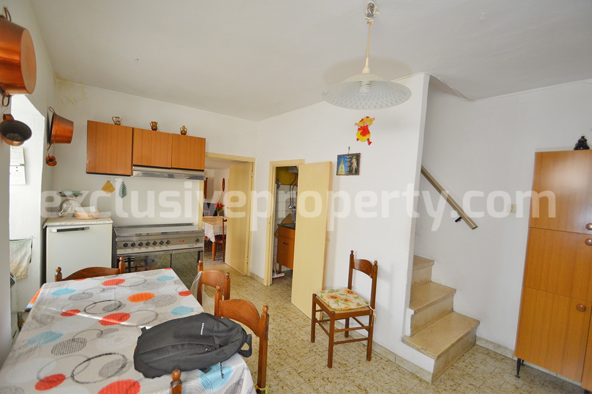 Property for Sale in Mafalda - Molise - 2-Storey Town House with Cellar and Rooftop Views