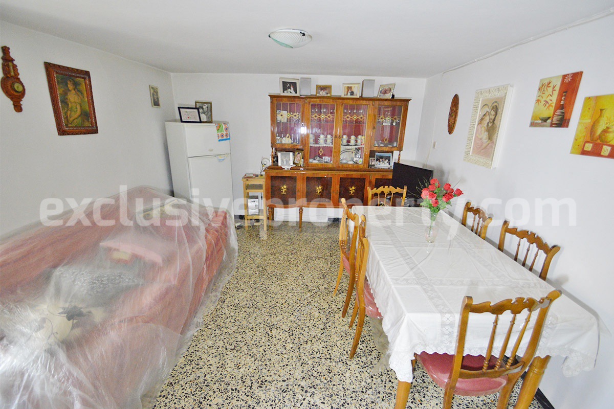 Property for Sale in Mafalda - Molise - 2-Storey Town House with Cellar and Rooftop Views