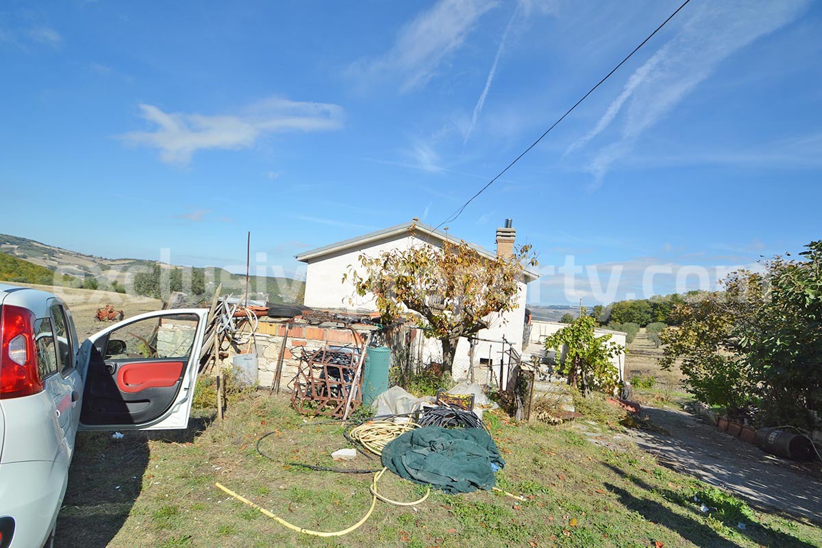 Renovated Country House for Sale in Guardialfiera - Molise - 4 Hectares of Land with Olive Trees