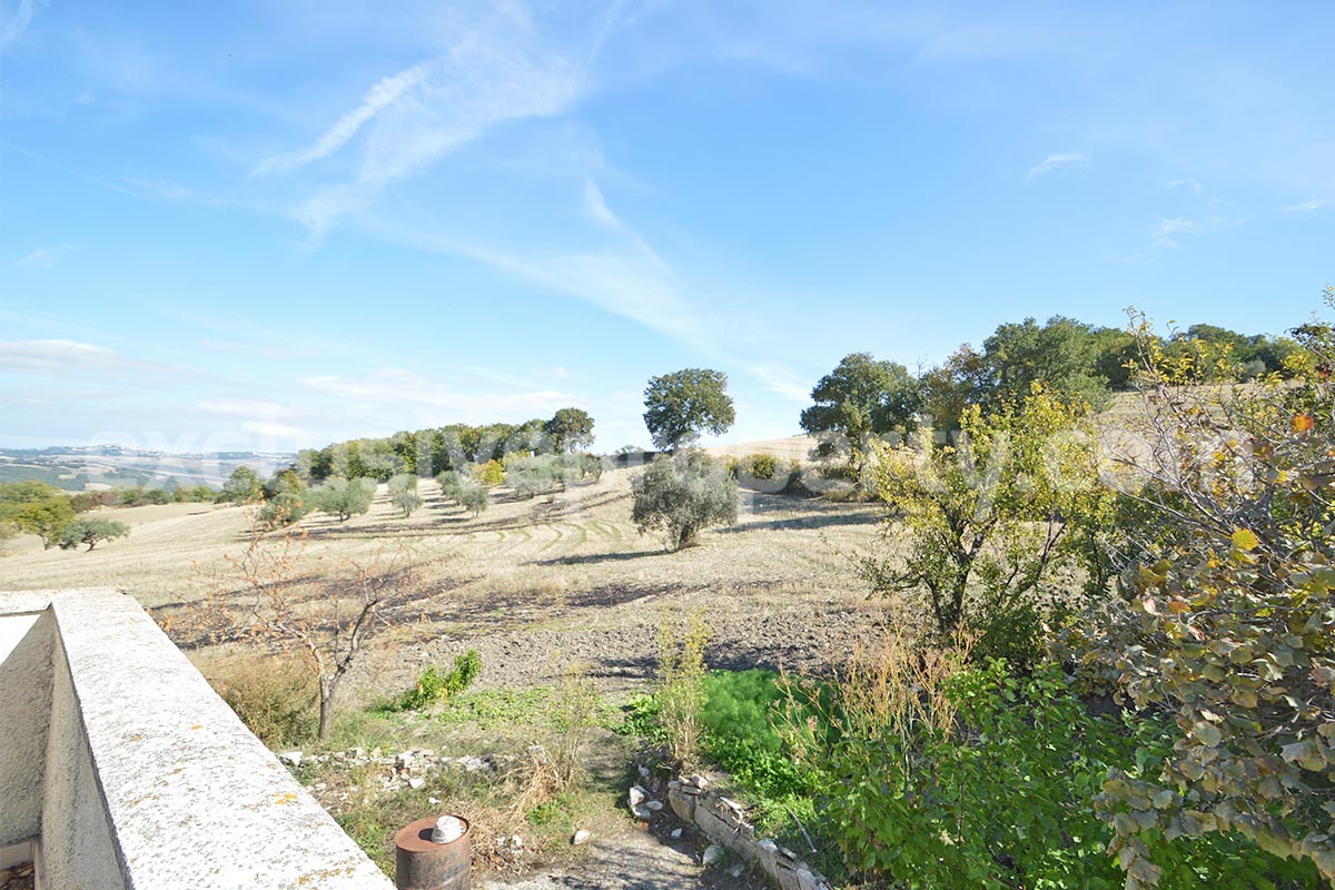 Renovated Country House for Sale in Guardialfiera - Molise - 4 Hectares of Land with Olive Trees