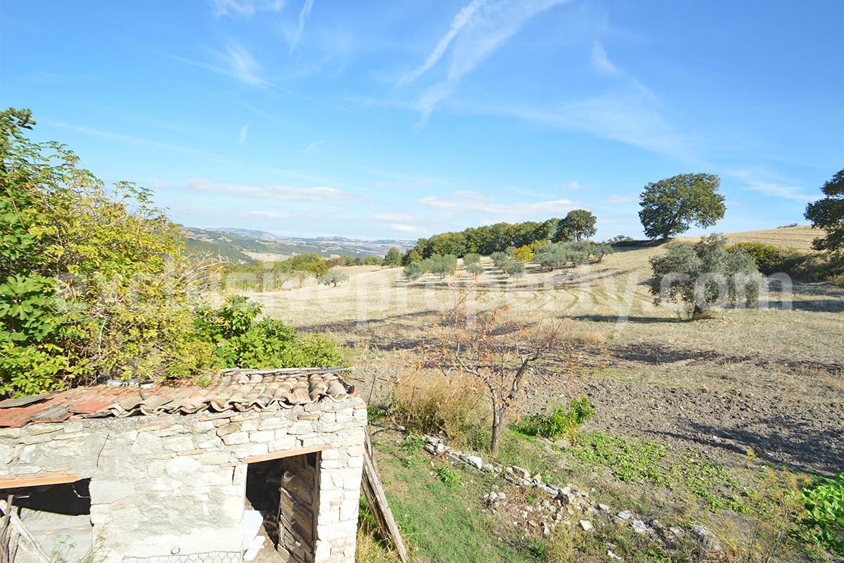 Renovated Country House for Sale in Guardialfiera - Molise - 4 Hectares of Land with Olive Trees